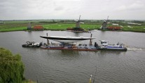 J-class yacht Lionheart during her construction 